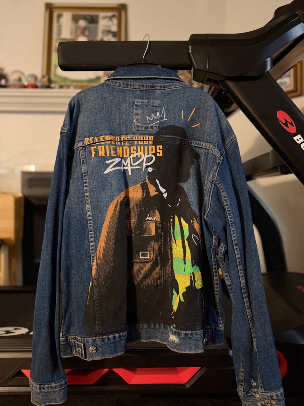 ZARA Indigo Blue Denim Trucker Jacket - Picture 4 of 4